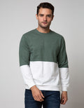 Details Sweatshirt Jumper R Neck Cut N Sewn