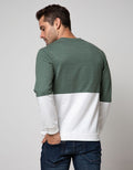 Details Sweatshirt Jumper R Neck Cut N Sewn