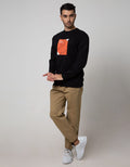 Details Sweatshirt Jumper Long Sleeve Round Neck Print