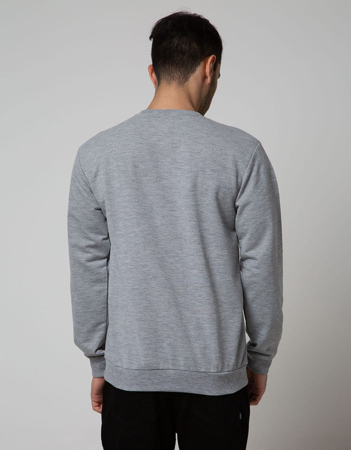 Details Sweatshirt Jumper Long Sleeve Round Neck Print Hidden City Splash