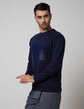 Details Sweatshirt Jumper Long Sleeve Round Neck Bordir