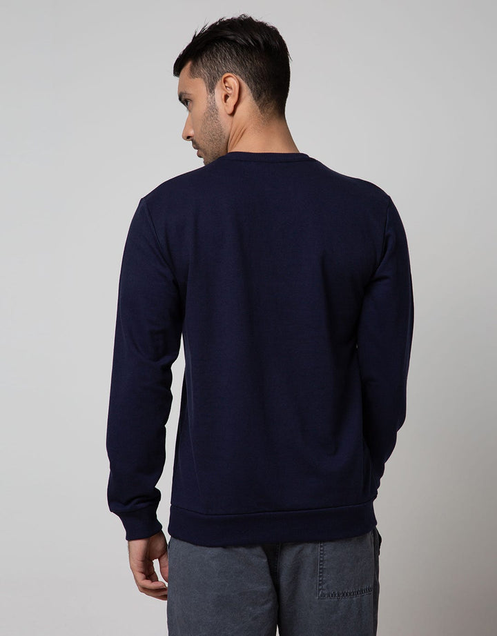 Details Sweatshirt Jumper Long Sleeve Round Neck Bordir