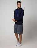 Details Sweatshirt Jumper Long Sleeve Round Neck Bordir