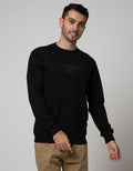 Details Sweatshirt Jumper Long Sleeve Round Neck Print Monte