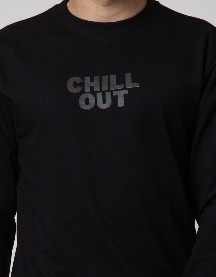 Details Sweatshirt Jumper Long Sleeve Round Neck Print Monte