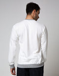 Details Sweatshirt Jumper Long Sleeve Round Neck Combination Texture