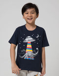 Little M Short Sleeve T-Shirt Best Buy Dino Ufo