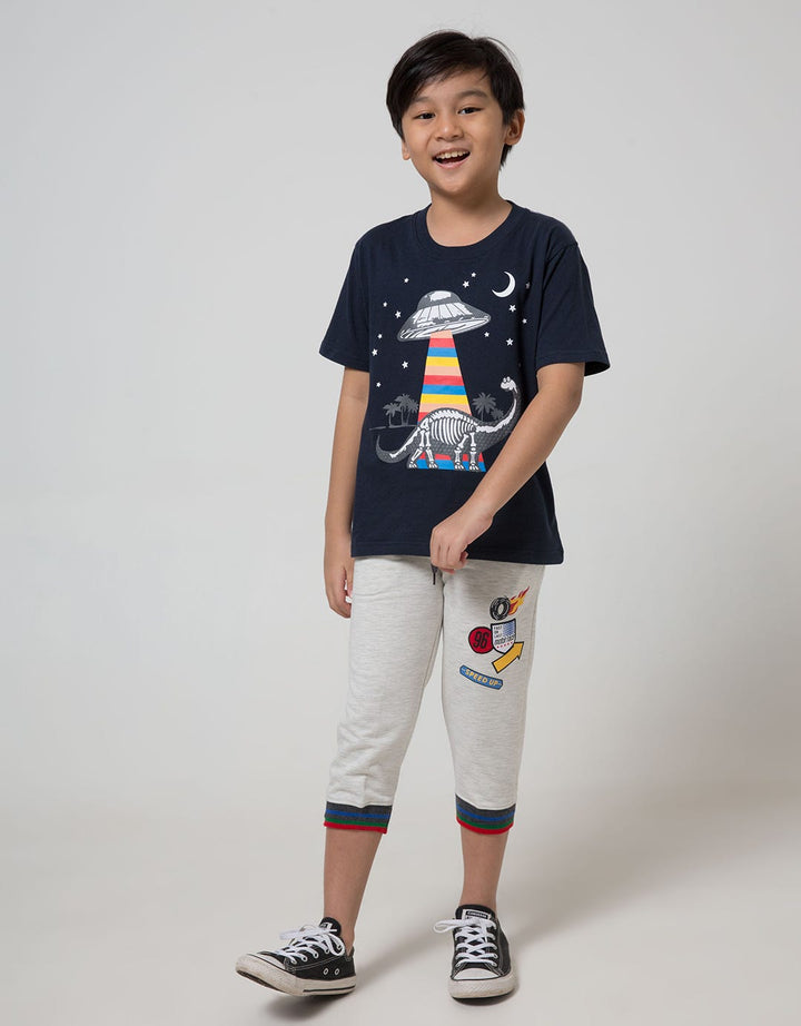 Little M Short Sleeve T-Shirt Best Buy Dino Ufo