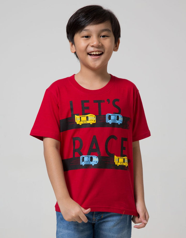 Little M Short Sleeve T-Shirt Best Buy Car Let'S Race