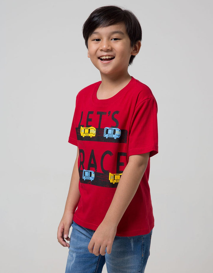 Little M Short Sleeve T-Shirt Best Buy Car Let'S Race