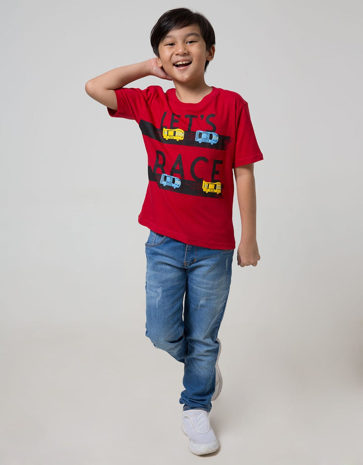 Little M Short Sleeve T-Shirt Best Buy Car Let'S Race