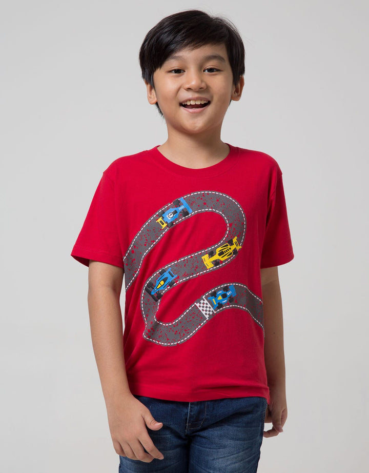 Little M Short Sleeve T-Shirt Best Buy Car Racing Road