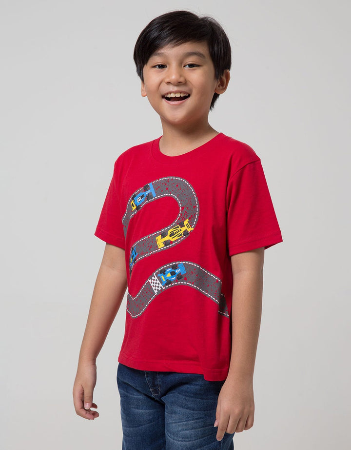 Little M Short Sleeve T-Shirt Best Buy Car Racing Road