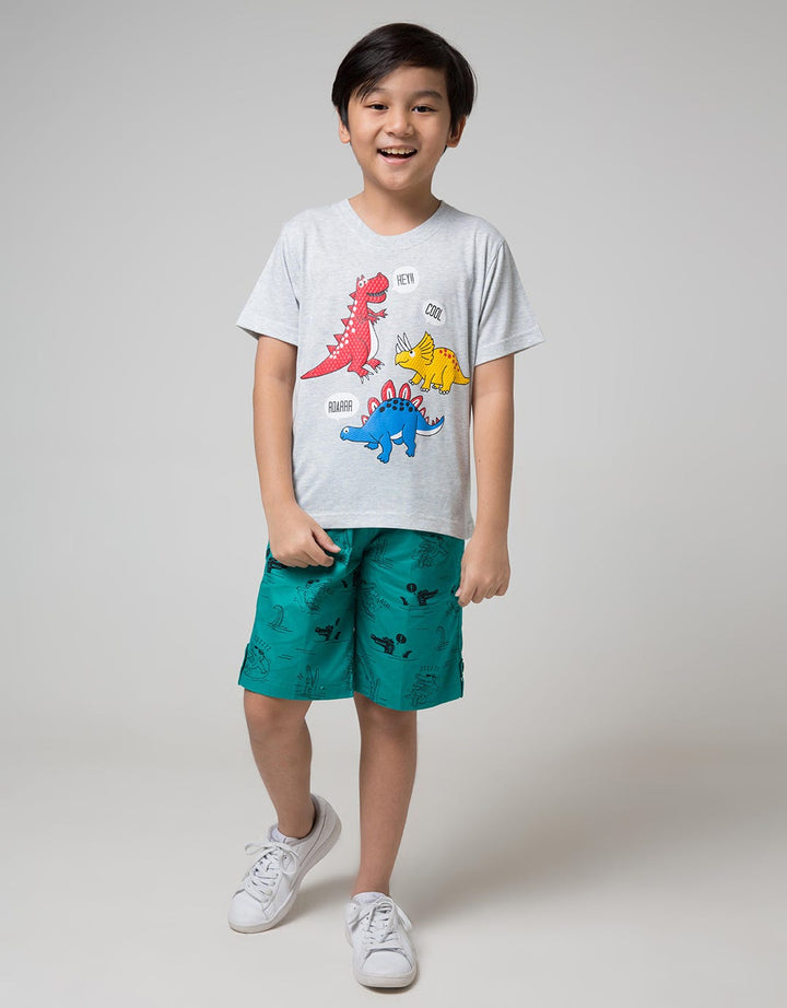 Little M Short Sleeve T-Shirt Best Buy Dino Hey Cool Roar
