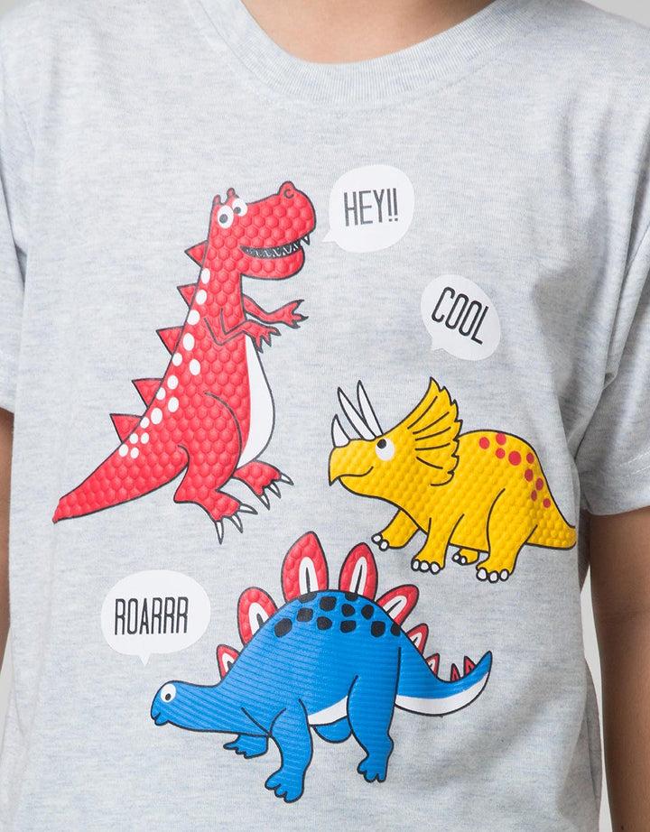 Little M Short Sleeve T-Shirt Best Buy Dino Hey Cool Roar