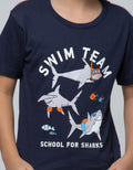 Little M Short Sleeve T-Shirt Best Buy Sharks Swim Team