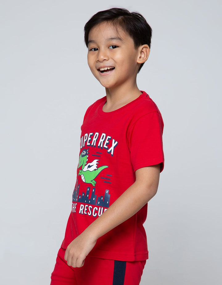 Little M Short Sleeve T-Shirt Basic Best Buy Dino Super Rex