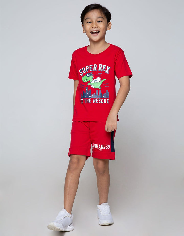 Little M Short Sleeve T-Shirt Basic Best Buy Dino Super Rex