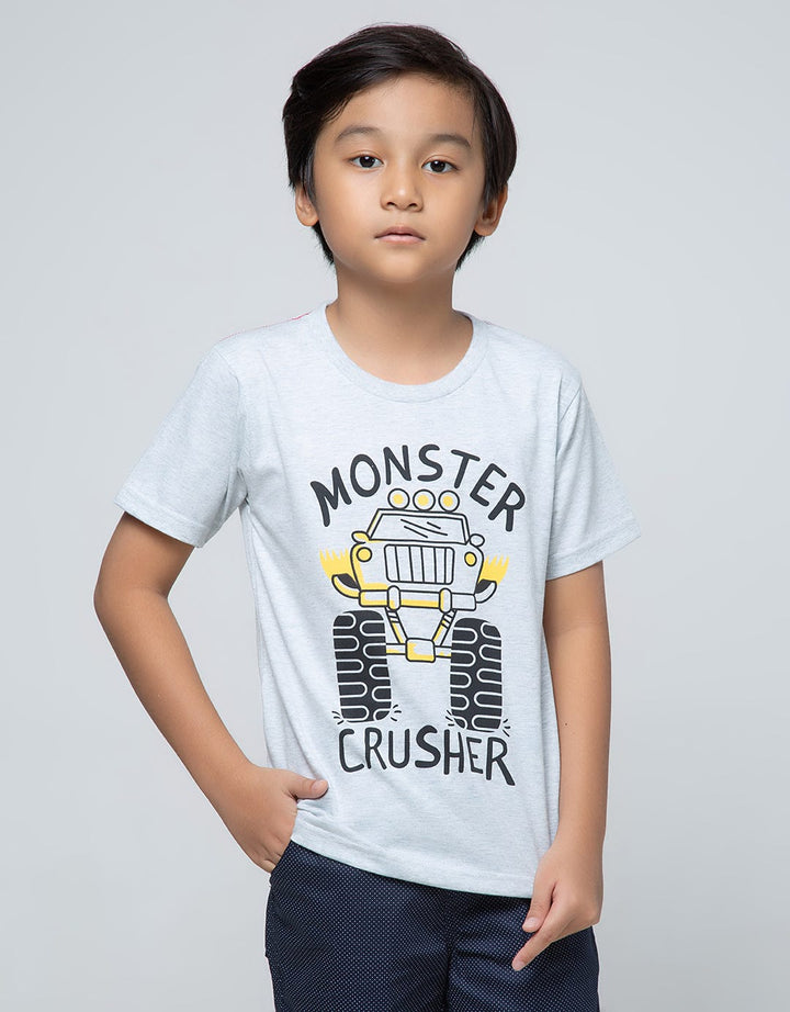 Little M Short Sleeve T-Shirt Best Buy Monster Crusher