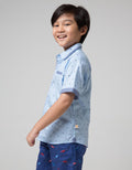 Little M Short Sleeve Shirt Fullprint Jangkar