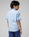 Little M Short Sleeve Shirt Fullprint Jangkar
