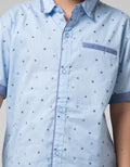 Little M Short Sleeve Shirt Fullprint Jangkar