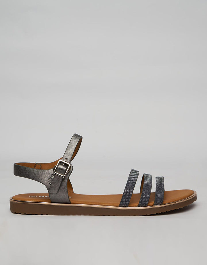 Details Ankle Strap With Buckle Sandals Women