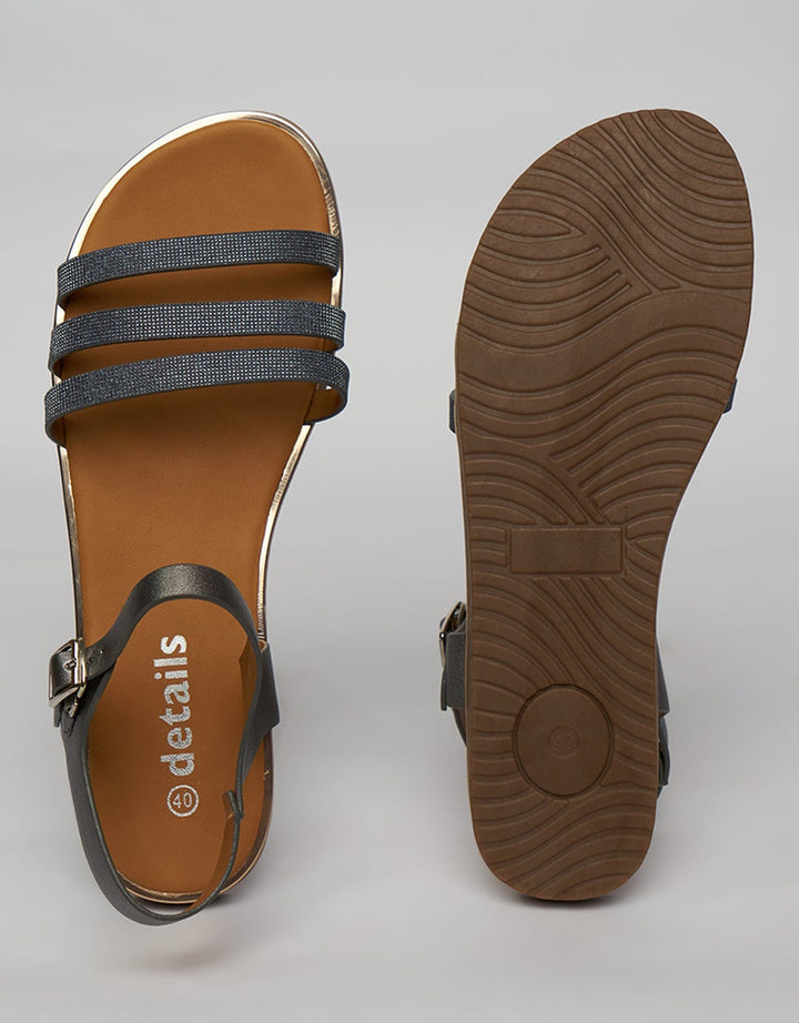 Details Ankle Strap With Buckle Sandals Women