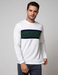 Details Sweatshirt Jumper R Neck Cut N Sewn
