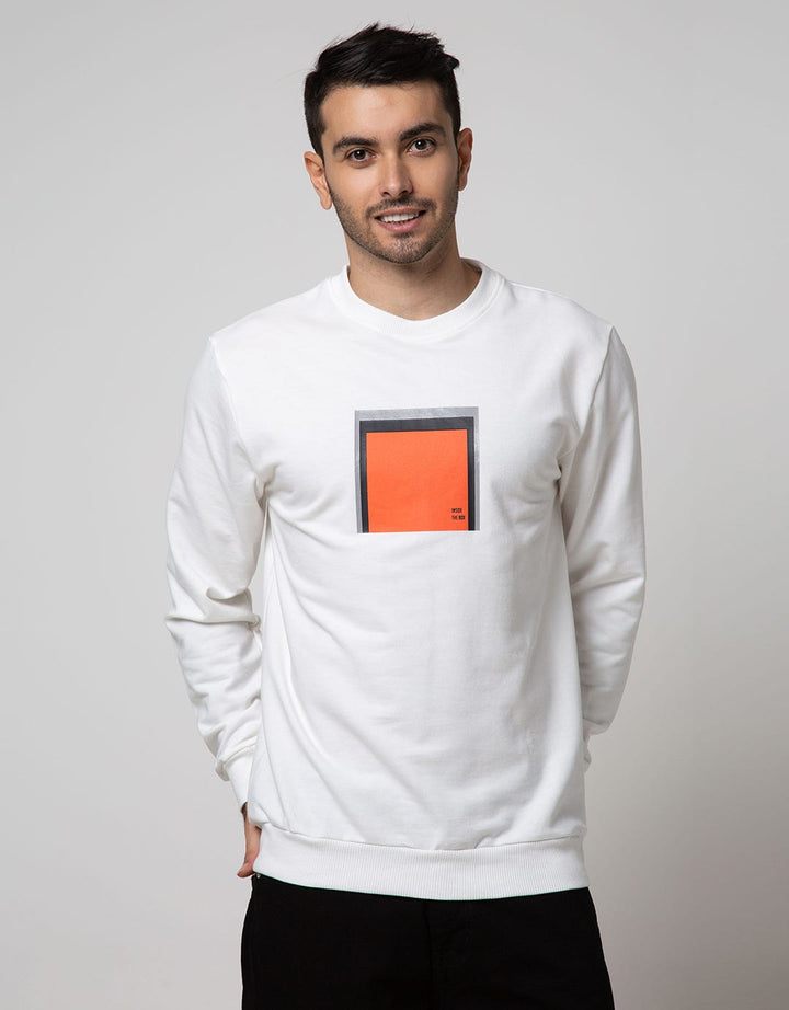Details Sweatshirt Jumper Long Sleeve Round Neck Print
