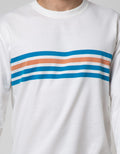 Details Sweatshirt Jumper Long Sleeve Round Neck Yandard Stripe