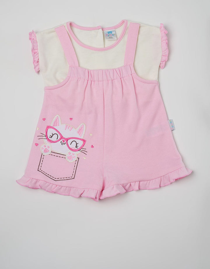 Pipiniko Overall Midi Skirt Cel Geber Cat