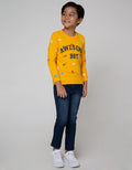 Little M Fullprint Awesome Boy Sweater