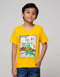 Little M Short Sleeve T-Shirt Photo Print Croco Surfing
