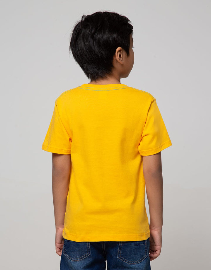 Little M Short Sleeve T-Shirt Photo Print Croco Surfing