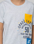 Little M Short Sleeve T-Shirt Splash Space Shuttle Kantong