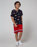 Little M Short Sleeve T-Shirt Car Transportation