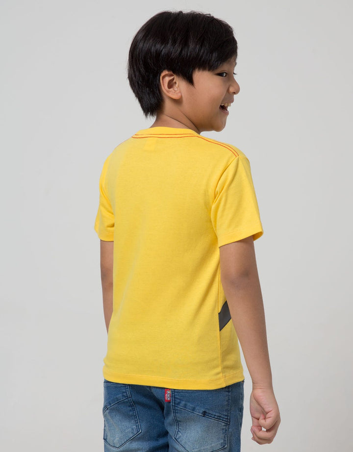 Little M Short Sleeve T-Shirt Print Tas Dino Gantung Laken Bordir