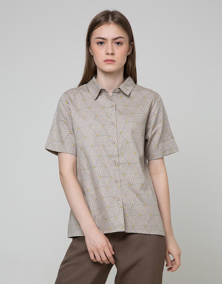 Details Short Sleeve Shirt Coord