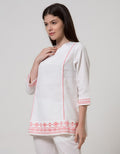 Details Long Sleeve Blouse On Bottom