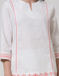 Details Long Sleeve Blouse On Bottom