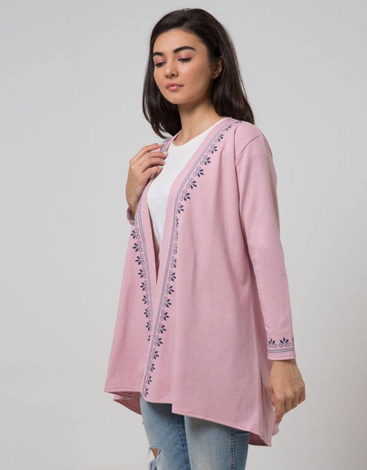 Details Cardigan Outer Embro