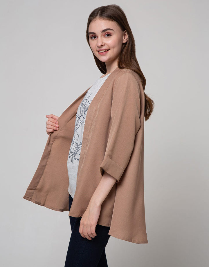Details Blazer Choc Outer Crape