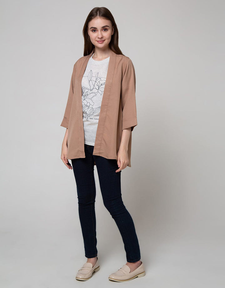 Details Blazer Choc Outer Crape