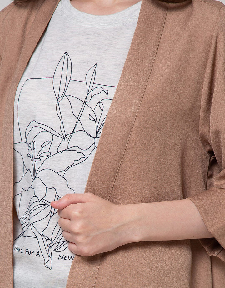Details Blazer Choc Outer Crape