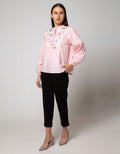 Details of Long Sleeve Blouse Embroidery