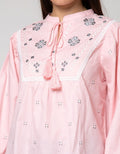 Details of Long Sleeve Blouse Embroidery