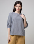 Exit Teal Blouse