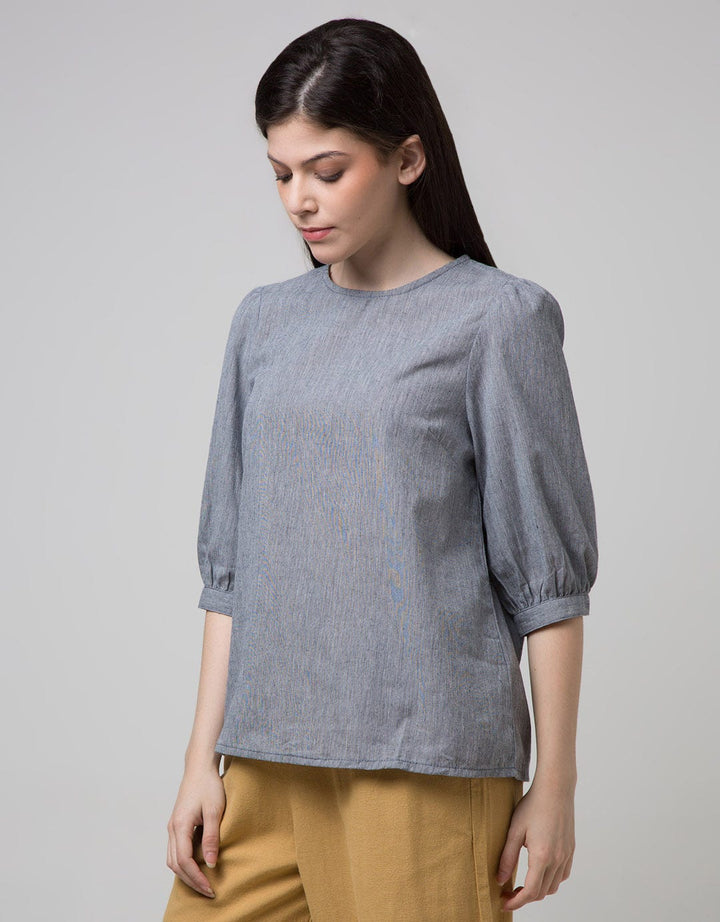 Exit Teal Blouse