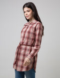 Expand Maritsa Plaid With Waist Strap